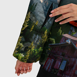 Куртка зимняя женская GTA Online, цвет: 3D-светло-серый — фото 2