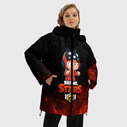 Куртка зимняя женская Brawl Stars Bea, цвет: 3D-светло-серый — фото 2