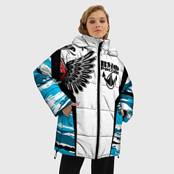 Куртка зимняя женская ВМФ России камуфляж, цвет: 3D-черный — фото 2