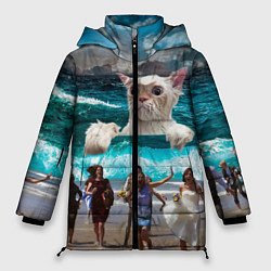 Куртка зимняя женская Морской Кошак, цвет: 3D-светло-серый