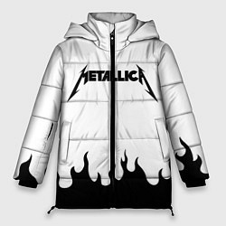 Куртка зимняя женская METALLICA, цвет: 3D-черный