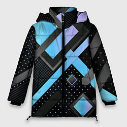 Куртка зимняя женская Modern Geometry, цвет: 3D-черный