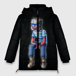 Куртка зимняя женская CountryHumans - Россия, цвет: 3D-черный