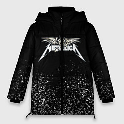 Куртка зимняя женская Металлика Metallica, цвет: 3D-красный