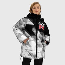 Куртка зимняя женская NISSAN GTR, цвет: 3D-черный — фото 2