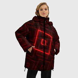 Куртка зимняя женская Roblox, цвет: 3D-красный — фото 2
