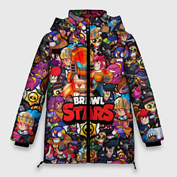Куртка зимняя женская BRAWL STARS:MAX, цвет: 3D-черный