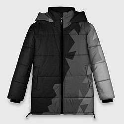 Куртка зимняя женская Dark abstraction, цвет: 3D-черный