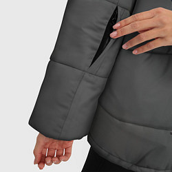 Куртка зимняя женская ВЕДЬМАКУ ЗАПЛАТИТЕ МОНЕТОЙ, цвет: 3D-черный — фото 2