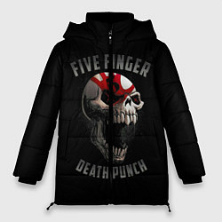 Куртка зимняя женская Five Finger Death Punch, цвет: 3D-красный