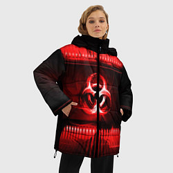 Куртка зимняя женская BIOHAZARD, цвет: 3D-черный — фото 2