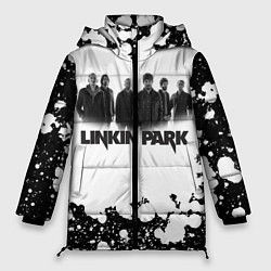 Куртка зимняя женская LINKIN PARKспина, цвет: 3D-черный
