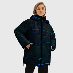 Куртка зимняя женская Modern Geometry, цвет: 3D-черный — фото 2