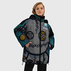 Куртка зимняя женская Форма Voodoo Gamer, цвет: 3D-черный — фото 2