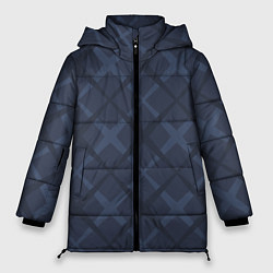 Куртка зимняя женская Геометрический узор, цвет: 3D-черный