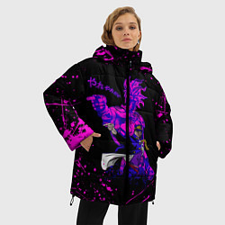 Куртка зимняя женская JOJOS BIZARRE ADVENTURE, цвет: 3D-черный — фото 2
