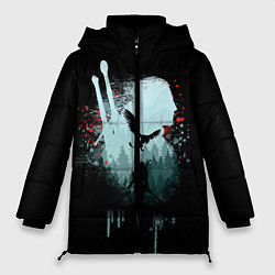 Куртка зимняя женская ВЕДЬМАК, цвет: 3D-черный