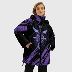 Куртка зимняя женская Стальной алхимик, цвет: 3D-красный — фото 2