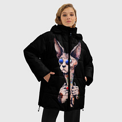 Куртка зимняя женская Сфинкс, цвет: 3D-черный — фото 2