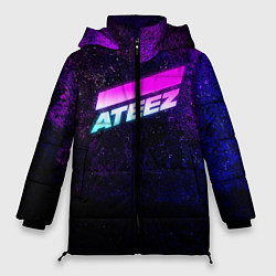 Куртка зимняя женская ATEEZ neon, цвет: 3D-черный