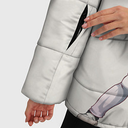 Куртка зимняя женская Фредди Меркьюри автограф, цвет: 3D-светло-серый — фото 2