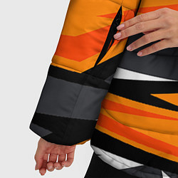 Куртка зимняя женская Bona Fide Одежда для фитнеса, цвет: 3D-черный — фото 2