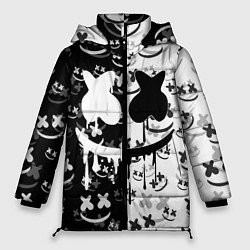 Куртка зимняя женская Fortnite & Marshmello, цвет: 3D-черный