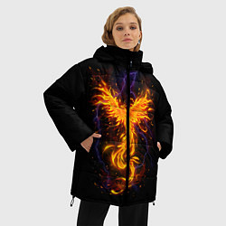 Куртка зимняя женская Phoenix, цвет: 3D-черный — фото 2