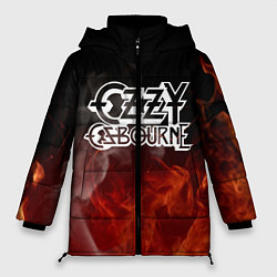 Куртка зимняя женская Ozzy Osbourne, цвет: 3D-красный