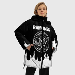 Куртка зимняя женская RAMONES, цвет: 3D-черный — фото 2