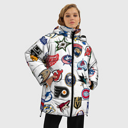 Куртка зимняя женская Daewoo, цвет: 3D-черный — фото 2