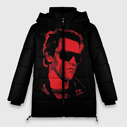 Куртка зимняя женская The Terminator 1984, цвет: 3D-красный