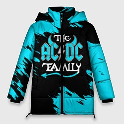 Куртка зимняя женская The ACDC famely, цвет: 3D-черный