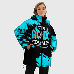 Куртка зимняя женская The ACDC famely, цвет: 3D-черный — фото 2