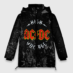 Куртка зимняя женская ACDC, цвет: 3D-красный