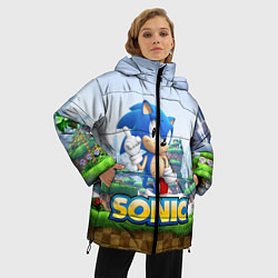 Куртка зимняя женская SEGA SONIC, цвет: 3D-светло-серый — фото 2