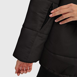 Куртка зимняя женская Детектив Пикачу, цвет: 3D-черный — фото 2