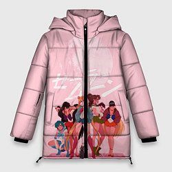 Куртка зимняя женская PINK SAILOR MOON, цвет: 3D-красный