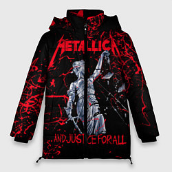 Куртка зимняя женская Metallica, цвет: 3D-светло-серый