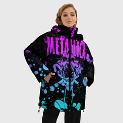 Куртка зимняя женская Metallica, цвет: 3D-черный — фото 2