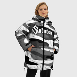 Куртка зимняя женская Камуфляж Sabaton, цвет: 3D-красный — фото 2