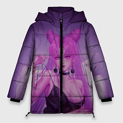 Куртка зимняя женская PINK HEAR, цвет: 3D-черный