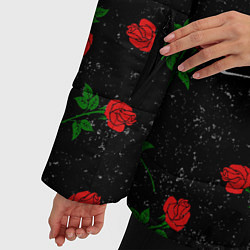 Куртка зимняя женская LIL PEEP ROSE, цвет: 3D-красный — фото 2