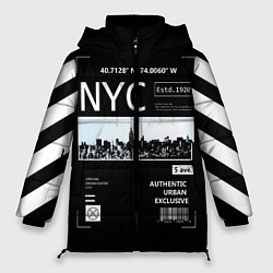 Куртка зимняя женская Off-White: NYC, цвет: 3D-светло-серый