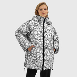 Куртка зимняя женская Зефирки Oko, цвет: 3D-черный — фото 2