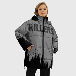 Куртка зимняя женская The Killers Logo, цвет: 3D-черный — фото 2
