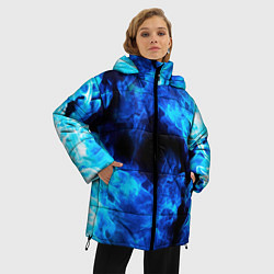 Куртка зимняя женская СИНИЙ ОГОНЬ, цвет: 3D-черный — фото 2
