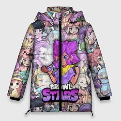 Куртка зимняя женская BrawlStars Girls Oko, цвет: 3D-черный