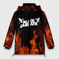 Куртка зимняя женская Black Sabbath, цвет: 3D-черный