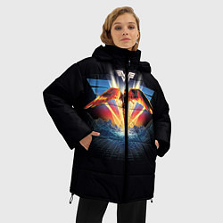 Куртка зимняя женская Wonder Woman, цвет: 3D-светло-серый — фото 2